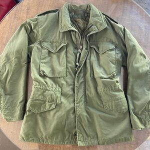 VTG US Army M-65 Field Jacket Cold Weather Sz S Reg With Removable Liner